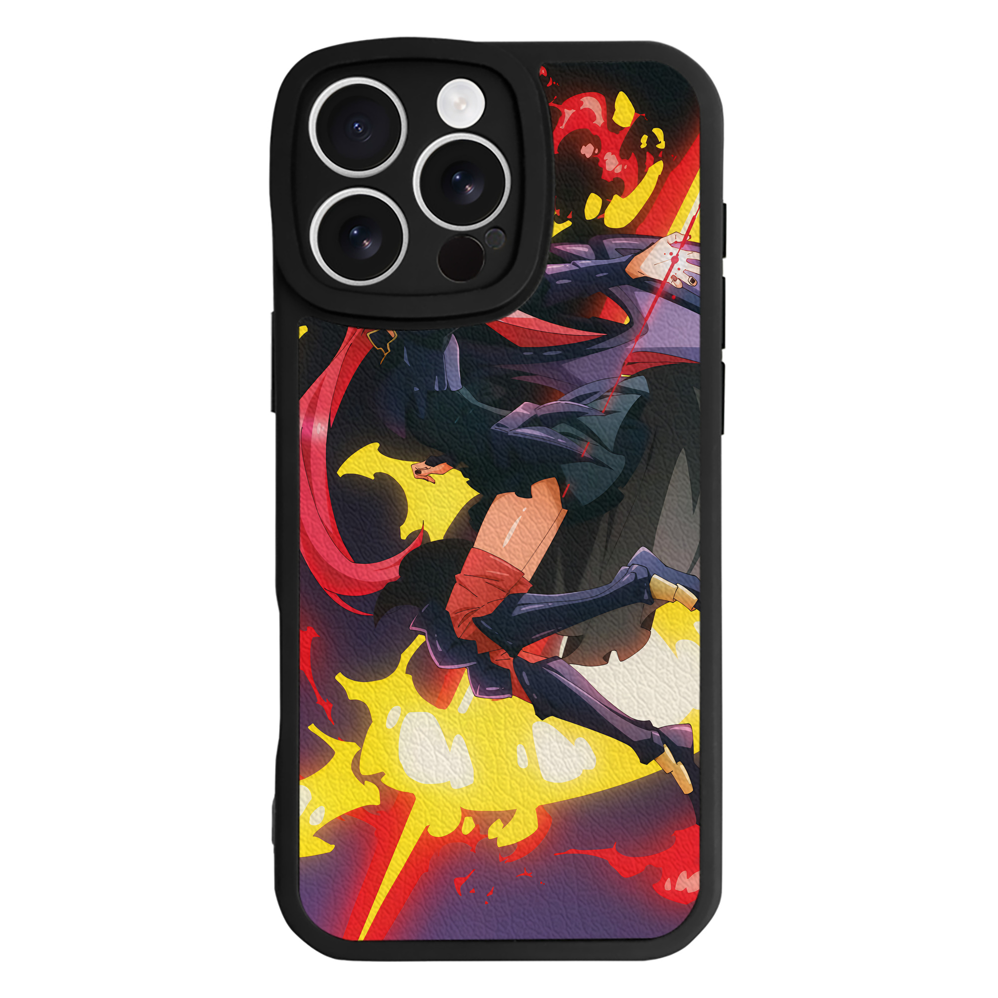 （画像用） 転スラ Regarding Reincarnated to Slime 【iPhone 16シリーズ対応】シリコンスマホケース（レザー調） 材質：シリコン